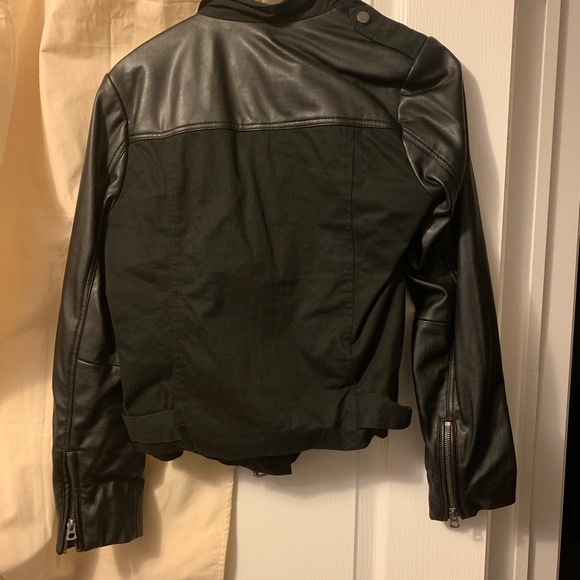 Lucky Brand Leather Jacket | Black - Picture 4 of 4